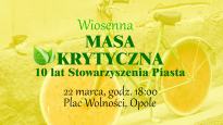 Wiosenna Masa Krytyczna - 10 urodziny, start Plac Wolności