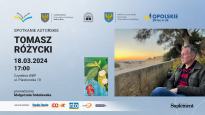 SPOTKANIE AUTORSKIE Z TOMASZEM RÓŻYCKIM