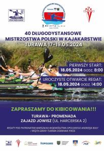40 DŁUGODYSTANSOWE MISTRZOSTWA POLSKI W KAJAKARSTWIE TURAWA 17-19.05.2024