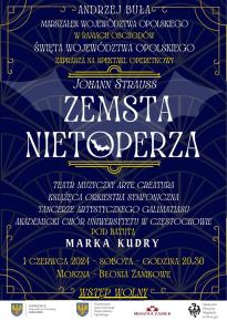 Spektakl operetkowy Zemsta Nietoperza w Mosznej
