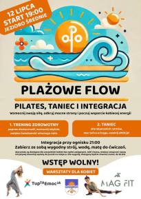 Plażowe Flow - Pilates, Taniec i Integracja - Jezioro Średnie w Turawie
