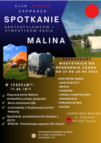 Biwak Krótkofalowców - Malina 2024