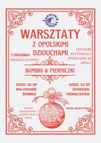 Warsztaty malowania bombek w Centrum Aktywizacji Społecznej