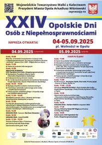 XXIV Opolskie Dni Osób z Niepełnosprawnościami - 4-5 września 2025 r.