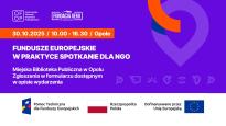 Fundusze Europejskie w praktyce. Spotkanie dla NGO