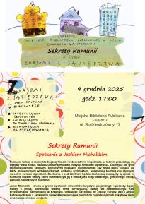 Sekrety Rumunii - spotkanie z Jackiem Michalskim