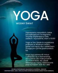 Joga w pawilonie Wodny Świat w Zoo Opole