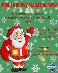 Mikołajkowy Maraton Mów w Centrum Dialogu Obywatelskiego