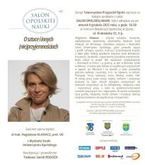 Salon Opolskiej Nauki: Spotkanie z Magdaleną Hlawacz w Centrum Aktywizacji Społecznej
