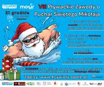 VIII Pływackie Zawody o Puchar Świętego Mikołaja na Krytej Pływalni "Akwarium"