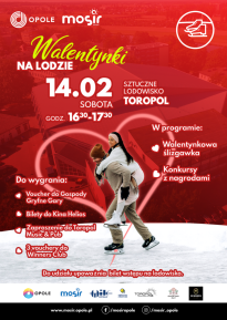 Walentynki na Lodzie na sztucznym lodowisku Toropol