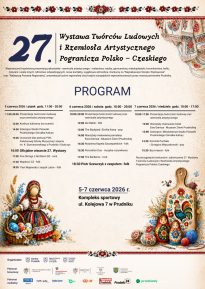 PRUDNIK | 27. WYSTAWA TWÓRCÓW LUDOWYCH I RZEMIOSŁA ARTYSTYCZNEGO POGRANICZA POLSKO-CZESKIEGO