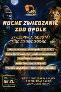 Nocne zwiedzanie Zoo Opole