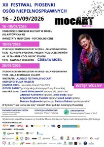 XII Ogólnopolski Festiwal Piosenki Osób z Niepełnosprawnościami mocART w Studenckim Centrum Kultury