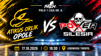 Mecz hokeja Atikus Orlik vs KS Power Silesia na lodowisku Toropol